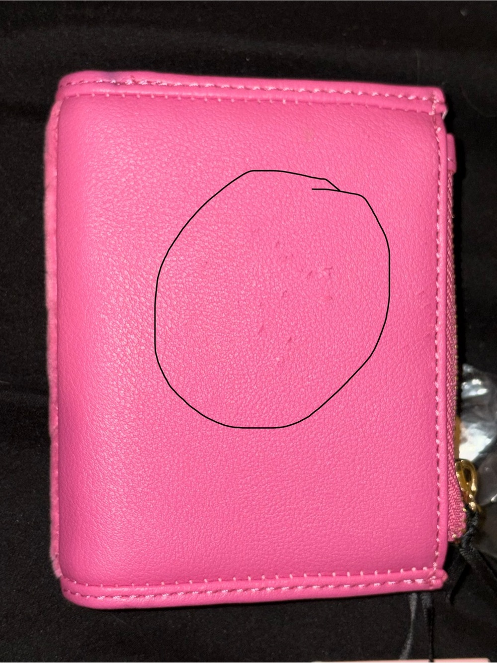 NWT Juicy Couture Quilted Pink Mini Wallet - Picture 3 of 5